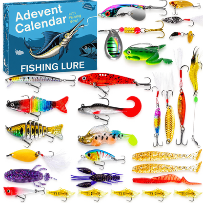 Calendario de Adviento de Anzuelos para Pesca
